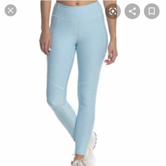 Outdoor Voices Pants - Light blue fitness leggings